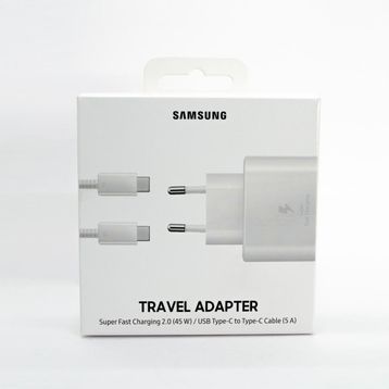 Samsung Galaxy Note 10 Plus Fast Charging 45w Type-C Beyaz Şarj Aleti