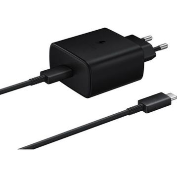 Samsung Galaxy Note 10 Plus Fast Charging 45w Type-C Siyah Şarj Aleti
