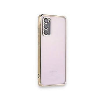 Samsung Galaxy S20 Fe Razer Lensli Silikon - Gold Cep Telefonu Kılıfı