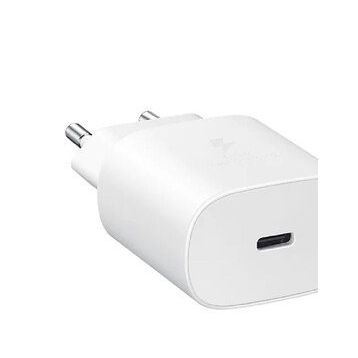 Samsung Galaxy S20+ Type-C 25W Beyaz Fast Şarj Adaptörü