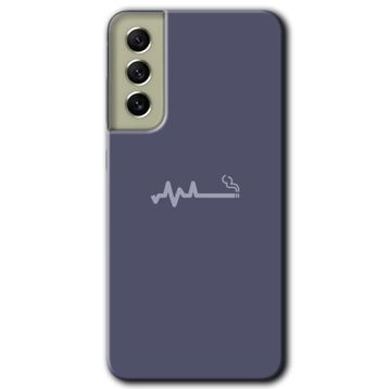 Samsung Galaxy S21 FE Hd Desen Baskılı Sigara Zararlıdır Arka Kapak Kılıf