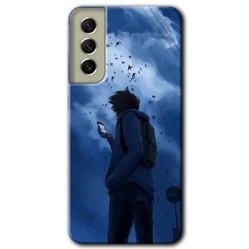 Samsung Galaxy S21 FE Hd Desen Baskılı Sonbahar Yalnızlığı Arka Kapak Kılıf