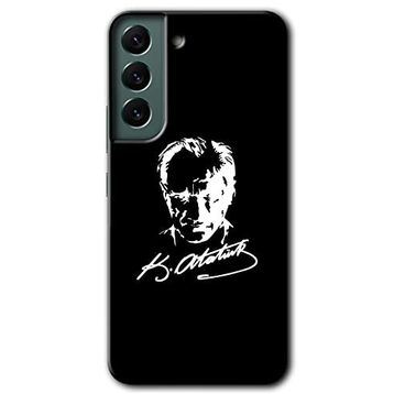 Samsung Galaxy S22 İmza Atatürk Kılıf HD Desen Baskılı Arka Kapak