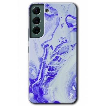 Samsung Galaxy S22 Kılıf HD - Cranny Liquid Wall Desen Baskılı Arka Kapak
