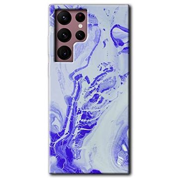 Samsung Galaxy S22 Kılıf HD - Cranny Liquid Wall Desen Baskılı Arka Kapak