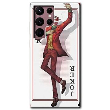 Samsung Galaxy S22 Kılıf HD Joker İskambil Desen Baskılı Arka Kapak