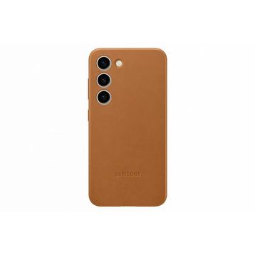 Samsung Galaxy S23 Deri Kahverengi Telefon Kılıfı