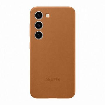 Samsung Galaxy S23 Deri Kahverengi Telefon Kılıfı