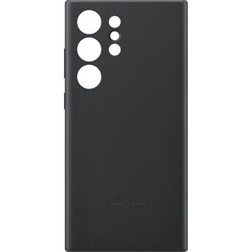 Samsung Galaxy S23 Ultra Deri Siyah Telefon Kılıfı
