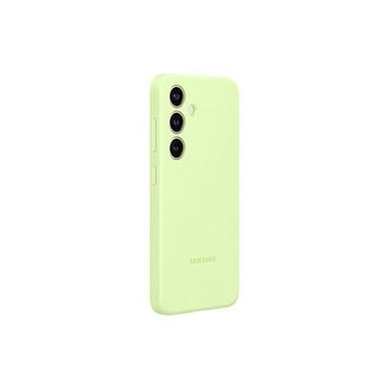 Samsung Galaxy S24+ Kordonlu Standlı Açık Yeşil Silikon Kılıf