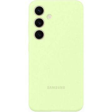 Samsung Galaxy S24+ Kordonlu Standlı Açık Yeşil Silikon Kılıf