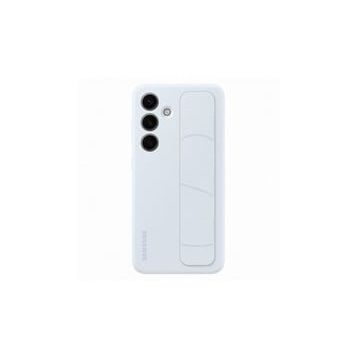 Samsung Galaxy S24 Kordonlu & Standlı Silikon Buz Mavisi Kılıf
