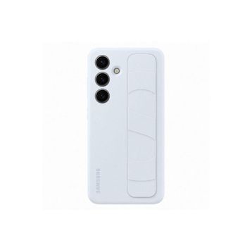 Samsung Galaxy S24 Kordonlu & Standlı Silikon Buz Mavisi Kılıf