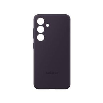 Samsung Galaxy S24 Koyu Eflatun Silikon Kılıf