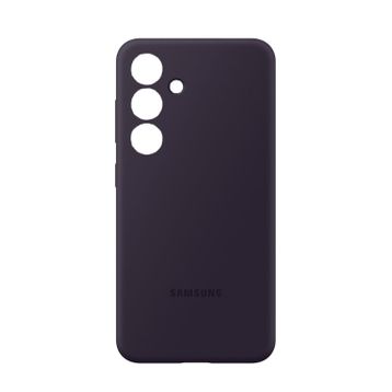 Samsung Galaxy S24 Koyu Eflatun Silikon Kılıf