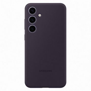 Samsung Galaxy S24 Koyu Eflatun Silikon Kılıf