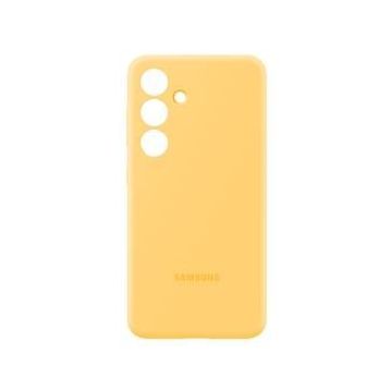 Samsung Galaxy S24+ Sarı Silikon Kılıf