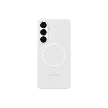 Samsung Galaxy S26+ Silikon Magnet Beyaz Telefon Kılıfı