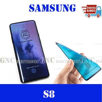 Samsung Galaxy S8 Nano Ekran Koruyucu Uyumlu Kırılmaz Cam