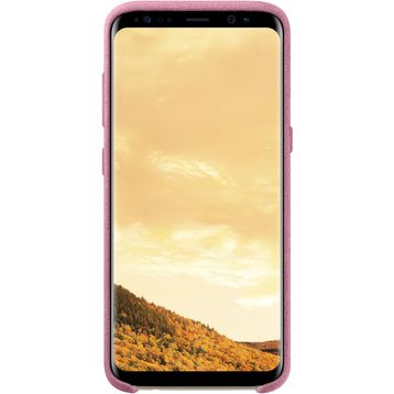 Samsung Galaxy S8 Plus EF-XG955 Pembe Alcantara Kılıf