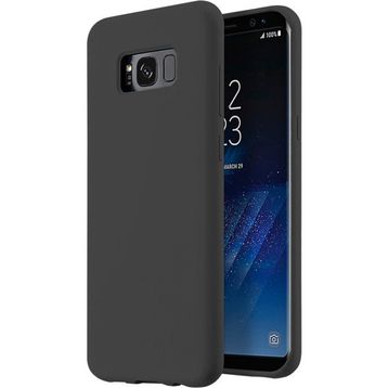Samsung Galaxy S8 Plus Mat Siyah Silikon Kılıf