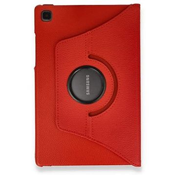 Samsung Galaxy T500 Tab A7 10.4 360 Kırmızı Tablet Deri Kılıf
