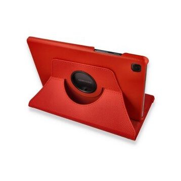 Samsung Galaxy T500 Tab A7 10.4 360 Kırmızı Tablet Deri Kılıf