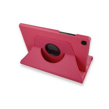 Samsung Galaxy T500 Tab A7 10.4 360 Pembe Tablet Deri Kılıf