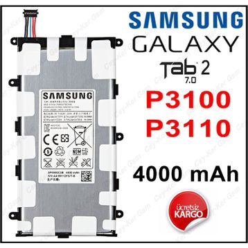 Samsung Galaxy Tab 2 7. 0 P3100 Batarya Pil