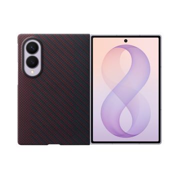 Samsung Galaxy Z Fold8 EF-KF971SREGWW Mor Karbon Magnet Kılıf