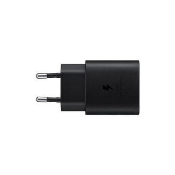 Samsung Galxy A70 Type-C 25W Siyah Fast Şarj Adaptörü