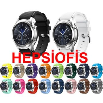 Samsung Gear S3 Frontier-Classic Silikon Kayış