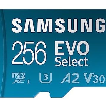 Samsung MB-ME256KA/EU Evo Select 256 GB MicroSDXC UHS-I U3 Hafıza Kartı