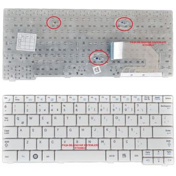 Samsung NP-N150-JP04TR Beyaz Klavye