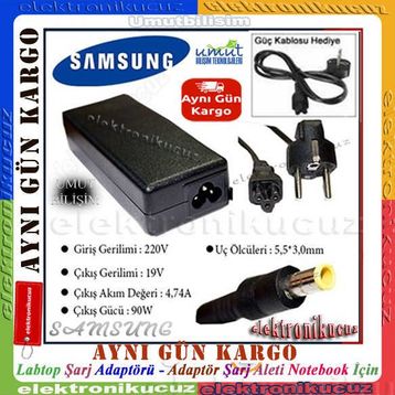 Samsung NP-X360-AA03TR Uyumlu Adaptör