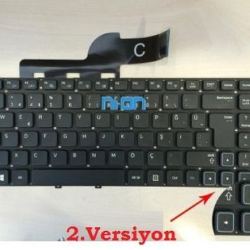 Samsung NP300E5AI Siyah Klavye