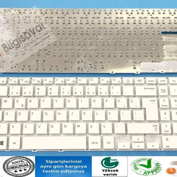 Samsung NP370R5E Beyaz Klavye
