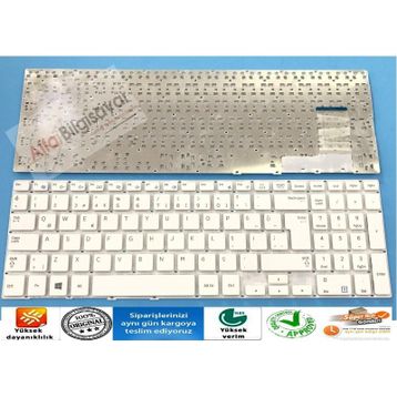 Samsung NP370R5E-S05TR Beyaz Klavye