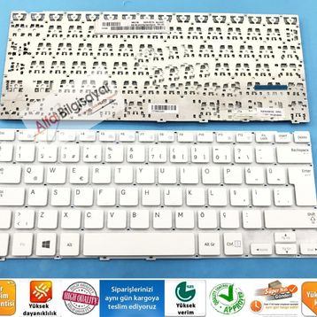 Samsung NP915S3G Beyaz Klavye