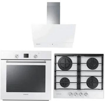 Samsung NV60M7140BW + NK24M7060VW + NA64M7100AW Beyaz Ankastre Set