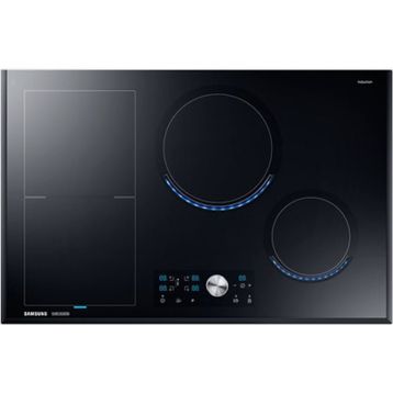 Samsung NZ84J9770EK 4 Gözlü Elektrikli Cam Yüzeyli Set Üstü Ocak Siyah
