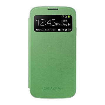 Samsung Orijinal EF-CI950BGEGWW Flip Cover Galaxy S4 ile Uyumlu Sarı Yeşil Kılıf