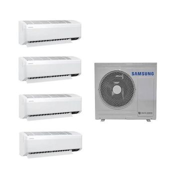 Samsung Wind Free Multi AJ080TXJ4KH/EA 8 kw 1 Dış + 4 İç Ünite 9+9+9+18 Duvar Tipi Klima