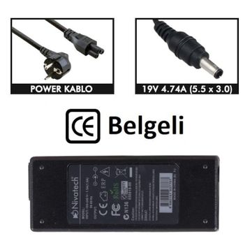 Samsung X05 Uyumlu Notebook Şarj Adaptörü