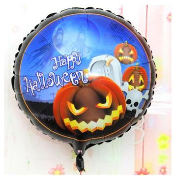 Samur 18 Inç Happy Halloween Balkabağı Folyo Balon