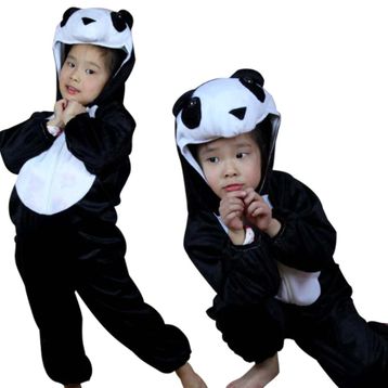 Samur 4-5 Yaş 100 cm Çocuk Panda Kostümü