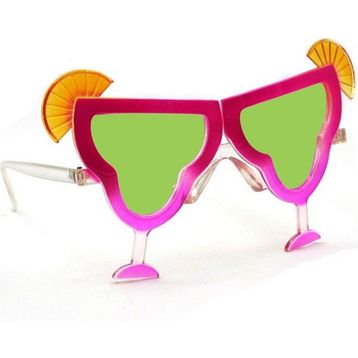 Samur Margarita Pembe Renk 16x8 cm Parti Gözlüğü