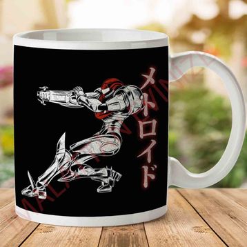 Samus the Bounty Hunter Metroid Baskılı Kupa