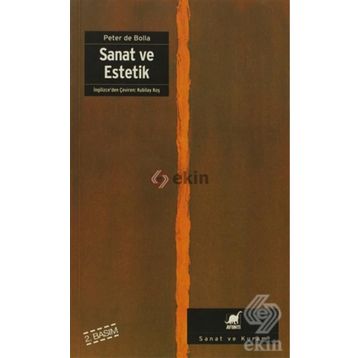 Sanat ve Estetik - Peter De Bolla