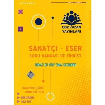 Sanatçı Eser Soru Bankası ve Fihrist-Çöz Kazan Yayınları